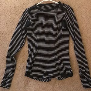 Lululemon Striped Long Sleeve Top Size 10